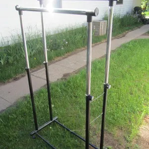 Clothes Hanging Rack On Casters