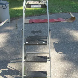 Skinny Mini 3' Step Ladder w/Tray