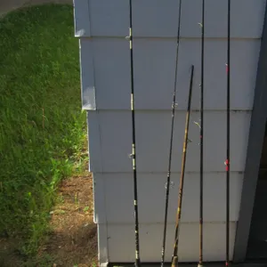(4) Assorted Fishing Poles And (4) Reels