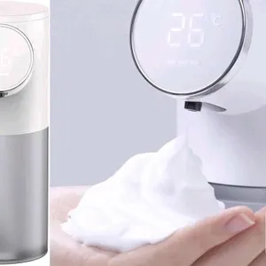 New Eudors Automatic Touchless Soap Dispenser - Electric Dish Foam Soap Dispenser with Temperature Display, Rechargeable Waterproof for Kitchen Sink, 