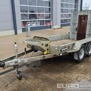 Indespension 2.7 Ton Twin Axle Plant Trailer, Ramp 
