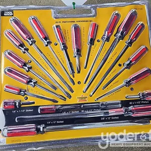 Unused 20 pc Professional Sears Type Screwdriver Set 
