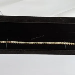 New 18K Gold Plated 4.0mm Tennis Bracelet