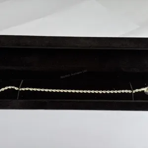 New 925 Sterling Silver Twisted Rope Bracelet
