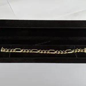 New 14K Gold Plated 10.0mm Cuban Link Bracelet