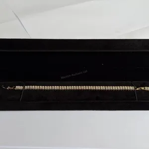 New 18K Gold Plated 5.0mm Emerald Cut Bracelet