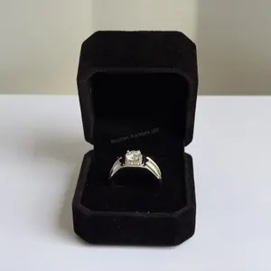 New 1.0 Carat Moissanite Lab Diamond Mens Ring