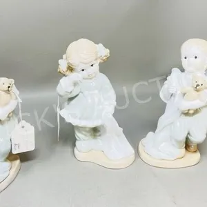 3- porcelain figurines