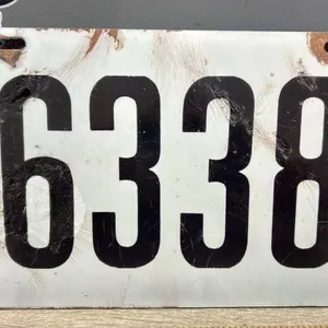 REPRODUCTION Dibond 1913 Sask. License Plate.