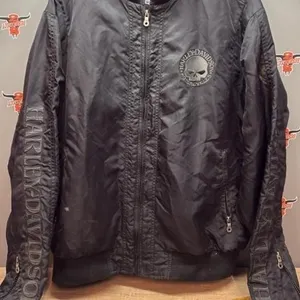 Harley Davidson Polyester, Jacket. XL.