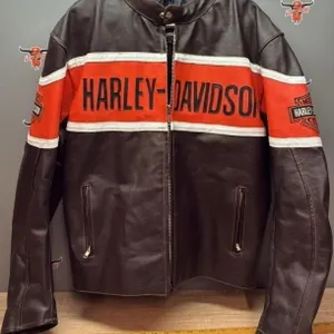Harley Davidson Knock-Off Leather Jacket. XL.