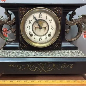 Cast Iron Ansonia Mantle Clock w/Keys. Unknown