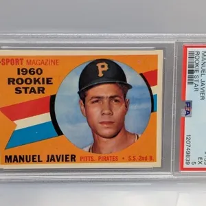 1960 Topps Rookie Star Manuel Javier #133 PSA 5