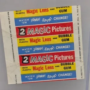1955 Bowman Magic Pictures�One Cent Wax Wrapper