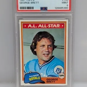 1981 Topps #700 George Brett HOF PSA 9