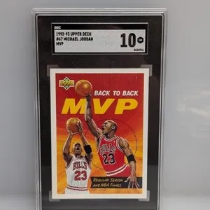 1992/93 UDeck #67 Michael Jordan HOF SGC 10