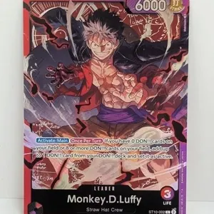 One Piece Monkey D Luffy ST10-002 L