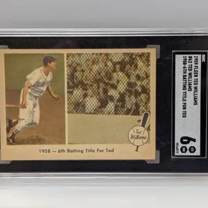 1959 Fleer Ted Williams 6th Batting Title SGC 6