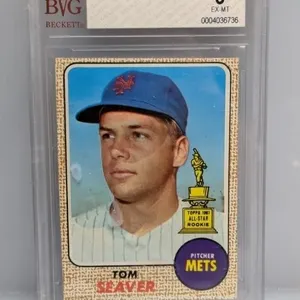 1968 Topps All-Star RC #45 Tom Seaver HOF BVG 6