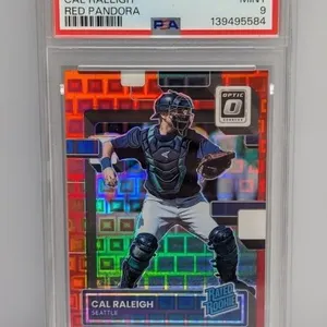 2022 Optic Cal Raleigh RC Red Pandora/99 PSA 9