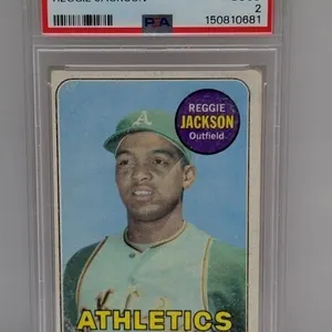1969 Reggie Jackson Topps RC Rookie #260 PSA 2