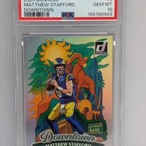 2025 Matthew Stafford Donruss Downtown #6 PSA 10