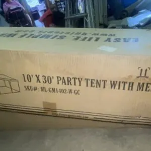 Quictent 19'x30' Party Tent w/Mesh Sides NIB