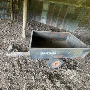 Craftsman Yard Cart & Yard Sweeper