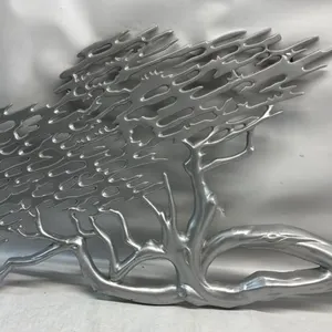Brass Wall Bonsai Cypress Tree Wall Hanging 37 inc