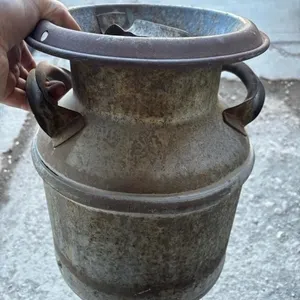 Antique cream can