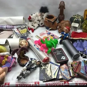 Collectible lot toys cards ornaments mugs posters