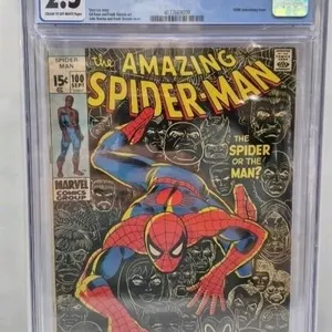 CGC Marvel Amazing Spiderman Comic No.100 Grade 2.