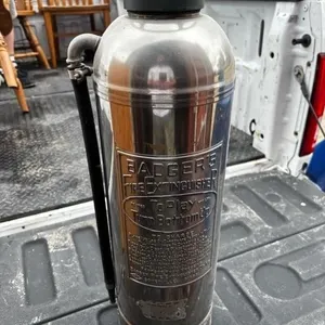 Badgers Fire Extinguisher Chrome finish