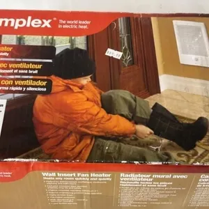 New open box dimPlex wall insert fan heater