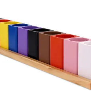 New $41 NEW Wooden Colored Pencil Holder,...