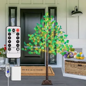 New $40 4FT Prelit Eucalyptus Tree with 240pcs...