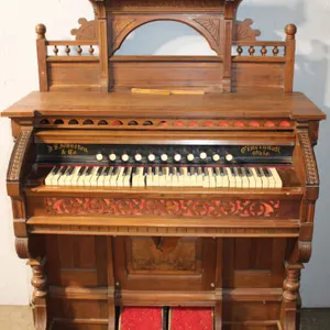 R. D. Robertson & Co. Reed Organ with Decorative Woodwork