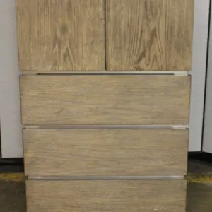 Emerald Home Furnishings Storage Cabinet with Four Drawers and Upper Cabinet