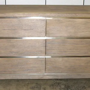 Emerald Home Furnishings Six-Drawer Dresser in Wood Veneer