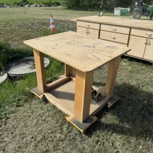 32in x 40in Shop Table on Wheels