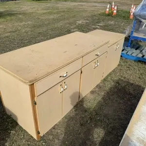 8ft x 27in Shop Table on Wheels