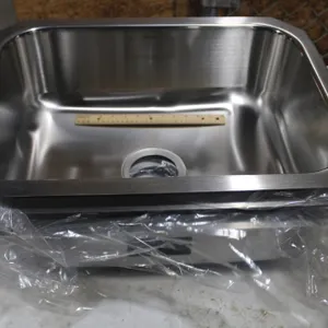 Three Single Stainless Steel Sinks Measures 23.5 x 17.75 x 8 Sterling Brand