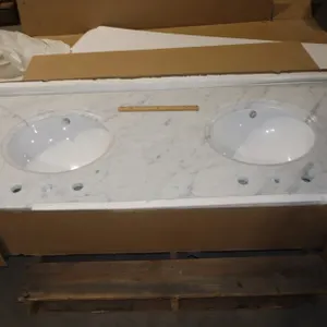 James Martin Marble Vanity Top, 60 x 24