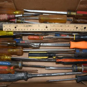 Various Screwdrivers to Include Craftsman, Stanley, Diamond, and More