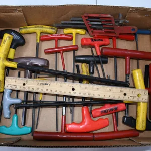 T Handle Hex and Allen Wrenches Various Brands