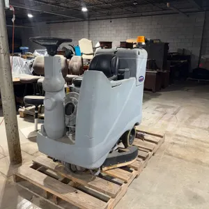 Advance Nilfisk Avenger Model 32100 Ride On Floor Scrubber. 36v Built in Charger. Batteries Are Weak.