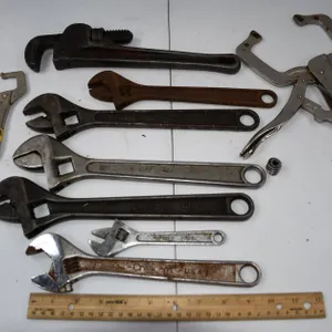 Adjustable Wrenches, Locking Clamps, and Pipe Wrench