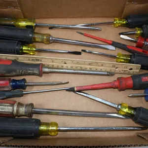 Variety of Screwdrivers to Include Milwaukee, Klein, Craftsman, Husky