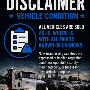 Vehicle Condition Disclaimer
