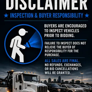 Inspection and Buyer Responsibility Disclaimer